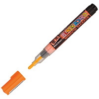 Маркер меловой MunHwa "Black Board Marker" оранжевый, 3мм, водная основа BM-11