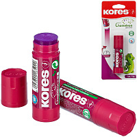 Клей-карандаш Kores "Chameleon", 15г, фиолетовый