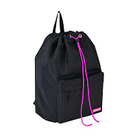 Рюкзак на шнурке ErichKrause EasyLine® 16Л Чёрный и розовый