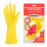 Перчатки МНОГОРАЗОВЫЕ латексные с хлопчатобумажным напылением, размер 8-9, L