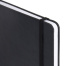 Блокнот А5 135x212 мм BRAUBERG "Edge", под кожу, резинка, держатель,