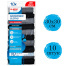 Салфетки из МИКРОФИБРЫ 30 х 30 см, GRAY & BLACK, big pack, КОМПЛЕКТ 10 штук, 180