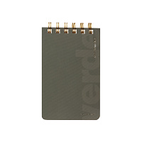 БЛОКНОТ НА ГРЕБНЕ «CUTE JOURNAL» A6-, BV, 100 Л. "VERDE.LAUREL" ЛИНЕЙКА