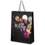 Пакет подарочный (1 штука) 33x13x45 см (XL), "Happy Birthday", черный,