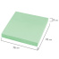 Блок самоклеящийся (стикеры) STAFF STANDARD, ПАСТЕЛЬНЫЙ 76х76 мм, зеленый, 100