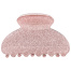 Краб для волос 5,2 см, с глиттером, розовый, MONTE VITA (МОНТЕ ВИТА), 457021