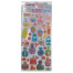 Наклейки гелевые "Красочное веселье", 17,5х9 см, ассорти 6 видов,