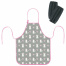 Фартук с нарукавниками для уроков труда ЮНЛАНДИЯ, регулировка по росту, 46х54