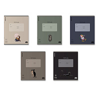 Тетрадь школьная ученическая с пластиковой обложкой на скобе ErichKrause CoverPrо fizzy, Союзмультфильм, А5+,18 листов, клетка МИКС