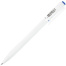 Ручка шариковая масляная автоматическая BRAUBERG "Click White", СИНЯЯ,