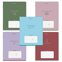 Тетрадь 18 л. BRAUBERG клетка, обложка картон, PHRASES, 107784