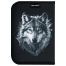Пенал BRAUBERG, 1 отделение, полиэстер, 21х14 см, "Gray wolf", 273520