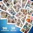 Стикербук ПРОСТО НАКЛЕЙ А6, 16 листов, 96 цветных стикеров, на гребне, BRAUBERG,