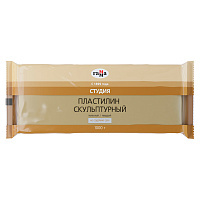 Пластилин скульптурный "Студия", телесный, твердый, 1000гр: 2.80.Е100.001 штр.: 4600395016349