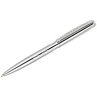 Ручка шариковая "Delucci" синяя, 1,0мм, корпус серебряный, поворотный механизм, подар.уп.: CPs_11313 штр.: 4260107472216
