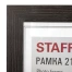 Рамка 21х30 см, небьющаяся, КОМПЛЕКТ 3 штуки, багет 30 мм, МДФ, STAFF