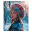 Тетрадь А5, 48 л., BRAUBERG, скоба, клетка, глянцевый лак, "Русская