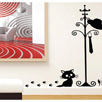 Наклейка 32X60 Декор Funny cat/20, 15617