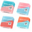 Ластик BRAUBERG "PASTEL COLOR DUO", 34х34х14 мм, квадратный,