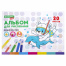 Альбом для рисования А4 20 л., скоба, обложка картон, BRAUBERG KIDS, 203х288 мм,