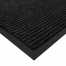 Коврик придверный 80х120 см, ЧЕРНЫЙ, влаго-грязезащитный, 450 г/м2, ребристый,