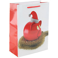 Пакет средний 20х27х9,8 ламин. PRINT NY