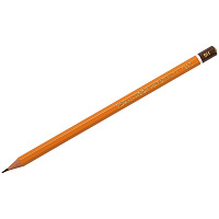 Карандаш чернографитный Koh-I-Noor "1500" 9Н, заточен