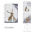 "CUTE JOURNAL" А6+,80 Л. НА ГРЕБНЕ С РЕЗИНКОЙ "FOREST DREAM"