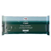 Пластилин скульптурный "Студия", оливковый, твердый, 1000гр: 2.80.Е100.003 штр.:  4600395016387