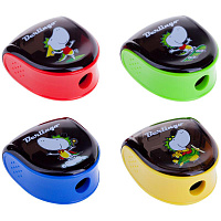 Точилка пластиковая "Tiny Dragon" 1 отверстие, контейнер, ассорти, дисплей: BBp_15005 штр.: 4260107477839