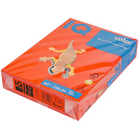 Бумага "IQ Color intensive" А4, 160г/м2, 250л. (кораллово-красный): CO44 штр.:  9003974400976