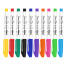 Маркеры для ткани 10 ЦВЕТОВ, TEXTILE MARKER, несмываемые, круглый наконечник 1-3