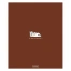 Тетрадь А5, 96 л., HATBER, скоба, клетка, Soft-touch ламинация, "Coffee