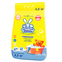 Порошок для машинной и ручной стирки Ушастый нянь, 4,5кг