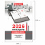 Календарь-ежедневник настольный перекидной на 2026 г., "ОФИС", 320 л.,