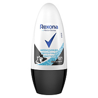 Rexona дезодорант ролик женский 50мл. КРИСТАЛЛ (прозрачный кристал) *2/6
