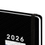 Ежедневник датированный 2026 с резинкой 145х203 мм, А5, BRAUBERG, твердый,