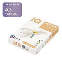 Бумага "IQ Premium" А3, 80г/м2, 500л., 172%:  штр.:  9003974420332