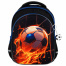 Рюкзак BRAUBERG OPTIMA, 2 отделения, с брелоком, "Burning ball",