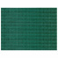Коврик придверный 45х60 см, ЗЕЛЕНЫЙ пластиковый грязезащитный, толщина 10 мм,