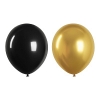 Воздушные шары, 25шт., М12/30см, MESHU "Gold"