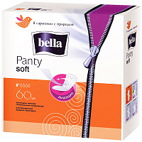 Bella прокладки ежедневные PANTY Soft 60шт. (по 50+10шт.) код 6045 *6/12 (ВЕ-021-RN60-096)