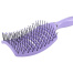 Расческа для волос скелетная, 24,5х7 см, продувная, фиолетовая/черная, MONTE
