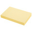 Блок самоклеящийся (стикеры) STAFF STANDARD, ПАСТЕЛЬНЫЙ 76х51 мм, желтый, 100