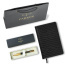 Ручка шариковая Parker "Urban Twist Black GT", ежедневник А5 черный,
