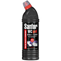 Средство для туалета SANFOR WC гель Special Black, 750мл: 1896 штр.:  4602984004614