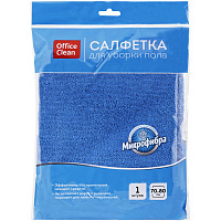 Тряпка для мытья пола OfficeClean "Премиум",  микрофибра, 70*80см, индивид. упаковка: 246344 штр.: 4680211129163