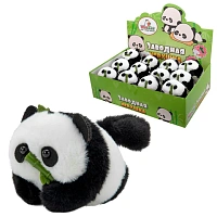 Игрушка пищалка мягкая заводная "Панда", высота 11 см, WOOZOO (ВУЗУ), 666197