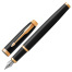 Ручка перьевая PARKER "IM Core Black Lacquer GT", корпус черный