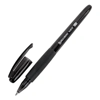 Ручка гелевая с грипом BRAUBERG "NEO", ЧЕРНАЯ, пишущий узел 0,5 мм, линия письма 0,35 мм, 144537